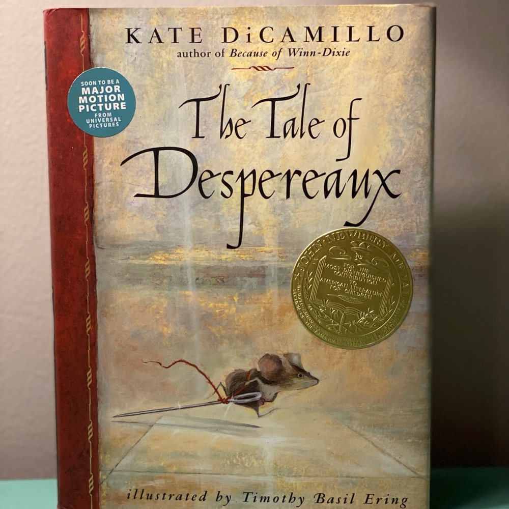 The Tale of Despereaux Kate DiCamillo Childrens Book Movie Illustrated Hardcover
